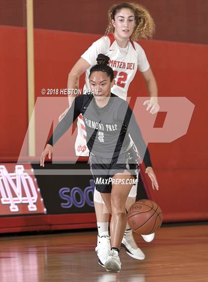 Thumbnail 1 in Fairmont Prep @ Mater Dei (Matt Denning Hoops Classic) photogallery.