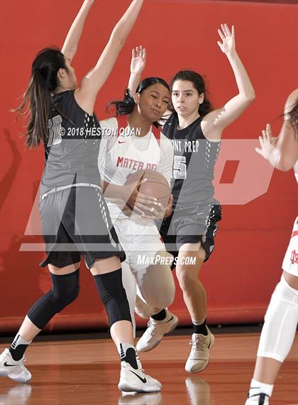 Thumbnail 2 in Fairmont Prep @ Mater Dei (Matt Denning Hoops Classic) photogallery.