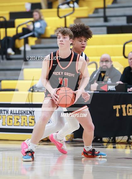Thumbnail 2 in Rocky Grove vs Neighborhood Academy (PIAA 1A 1st Round) photogallery.