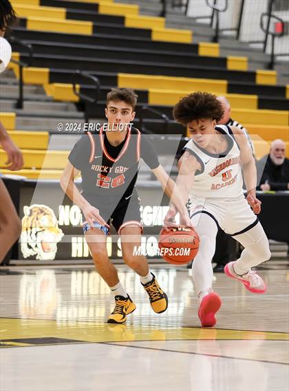 Thumbnail 3 in Rocky Grove vs Neighborhood Academy (PIAA 1A 1st Round) photogallery.