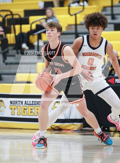 Thumbnail 3 in Rocky Grove vs Neighborhood Academy (PIAA 1A 1st Round) photogallery.