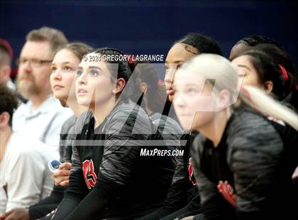 Thumbnail 3 in Mansfield Legacy vs Keller(UIL 6A Volleyball Bi-district) photogallery.