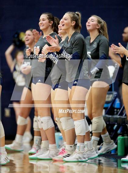 Thumbnail 3 in Mansfield Legacy vs Keller(UIL 6A Volleyball Bi-district) photogallery.