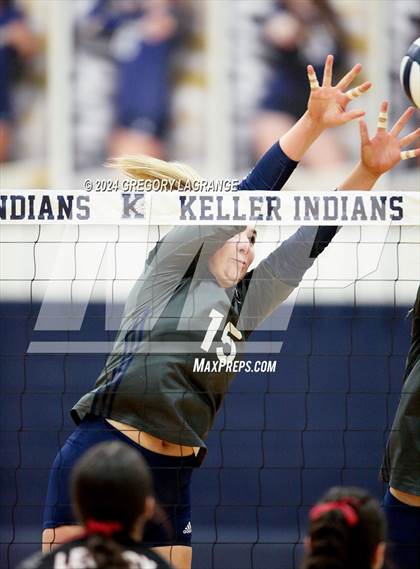 Thumbnail 1 in Mansfield Legacy vs Keller(UIL 6A Volleyball Bi-district) photogallery.