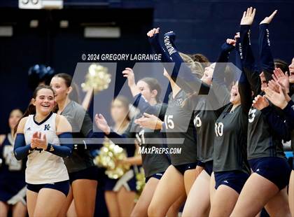 Thumbnail 3 in Mansfield Legacy vs Keller(UIL 6A Volleyball Bi-district) photogallery.