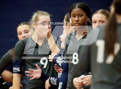 Thumbnail 2 in Mansfield Legacy vs Keller(UIL 6A Volleyball Bi-district) photogallery.