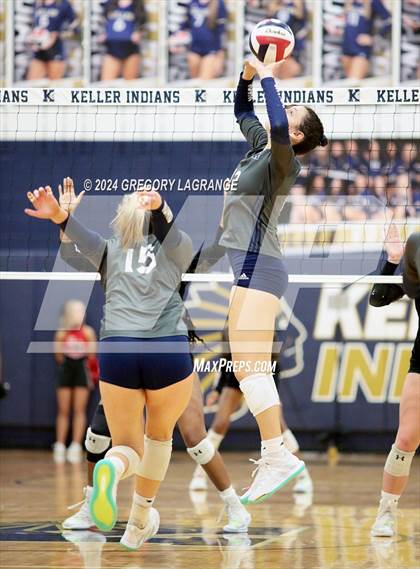 Thumbnail 1 in Mansfield Legacy vs Keller(UIL 6A Volleyball Bi-district) photogallery.
