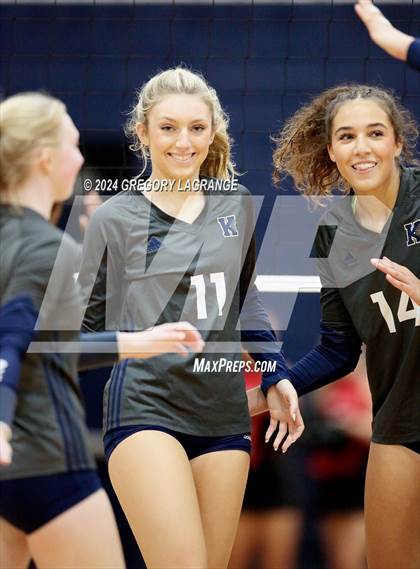 Thumbnail 3 in Mansfield Legacy vs Keller(UIL 6A Volleyball Bi-district) photogallery.