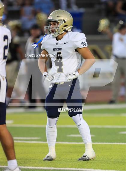 Thumbnail 3 in Notre Dame (SO) vs St Francis photogallery.