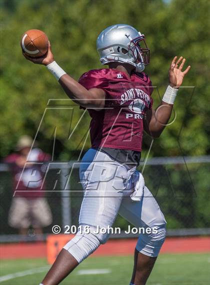 Thumbnail 3 in St. Peter's Prep vs Rumson-Fair Haven (Scrimmage) photogallery.