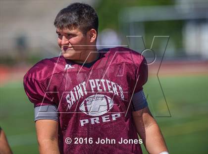 Thumbnail 3 in St. Peter's Prep vs Rumson-Fair Haven (Scrimmage) photogallery.