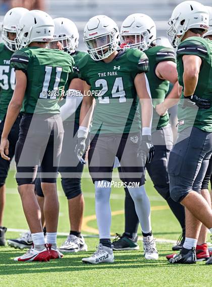 Thumbnail 2 in Kingwood Park vs. Galena Park (Scrimmage) photogallery.