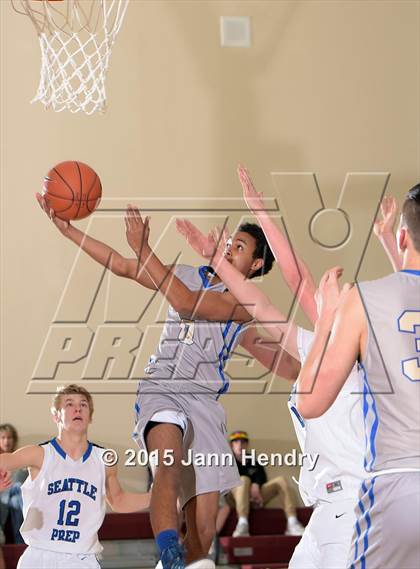 Thumbnail 3 in Santa Margarita @ Seattle Prep (MaxPreps Holiday Classic) photogallery.