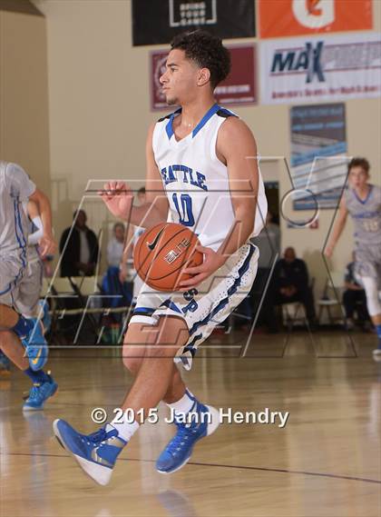 Thumbnail 3 in Santa Margarita @ Seattle Prep (MaxPreps Holiday Classic) photogallery.
