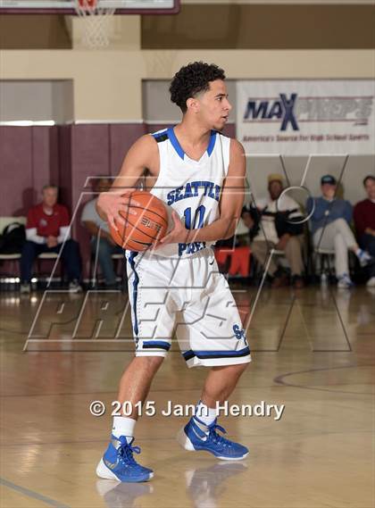 Thumbnail 2 in Santa Margarita @ Seattle Prep (MaxPreps Holiday Classic) photogallery.