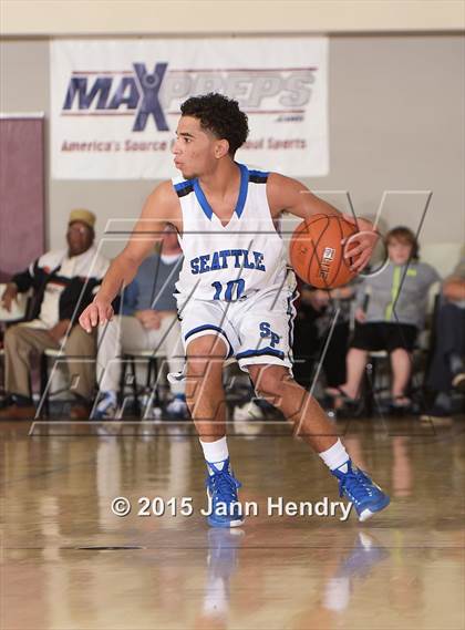 Thumbnail 1 in Santa Margarita @ Seattle Prep (MaxPreps Holiday Classic) photogallery.