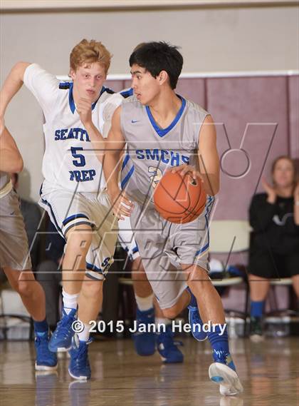 Thumbnail 2 in Santa Margarita @ Seattle Prep (MaxPreps Holiday Classic) photogallery.