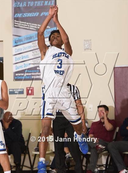 Thumbnail 1 in Santa Margarita @ Seattle Prep (MaxPreps Holiday Classic) photogallery.