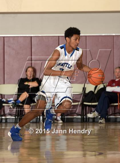 Thumbnail 2 in Santa Margarita @ Seattle Prep (MaxPreps Holiday Classic) photogallery.