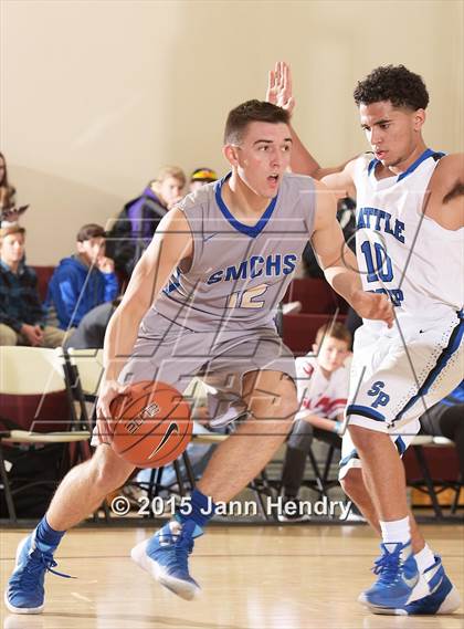 Thumbnail 2 in Santa Margarita @ Seattle Prep (MaxPreps Holiday Classic) photogallery.