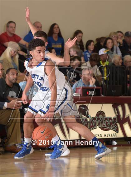 Thumbnail 3 in Santa Margarita @ Seattle Prep (MaxPreps Holiday Classic) photogallery.
