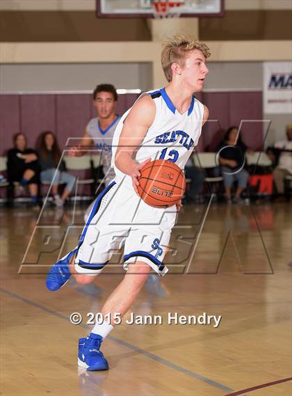 Thumbnail 3 in Santa Margarita @ Seattle Prep (MaxPreps Holiday Classic) photogallery.