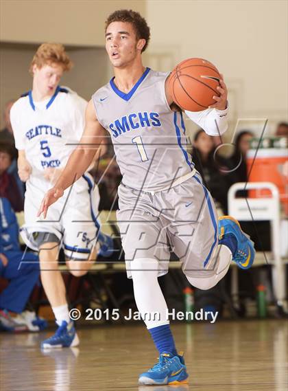 Thumbnail 3 in Santa Margarita @ Seattle Prep (MaxPreps Holiday Classic) photogallery.