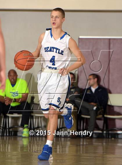 Thumbnail 2 in Santa Margarita @ Seattle Prep (MaxPreps Holiday Classic) photogallery.