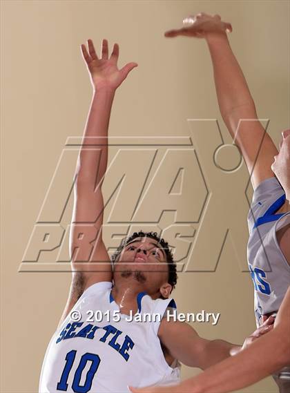 Thumbnail 2 in Santa Margarita @ Seattle Prep (MaxPreps Holiday Classic) photogallery.