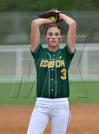 Thumbnail 1 in Edison vs. Temescal Canyon (Woodbridge Tournament) photogallery.