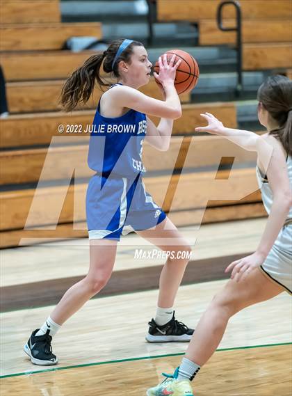 Thumbnail 3 in Indianapolis Bishop Chatard vs Cathedral (City Tournament Final) photogallery.