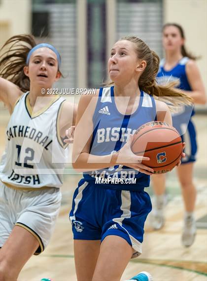 Thumbnail 1 in Indianapolis Bishop Chatard vs Cathedral (City Tournament Final) photogallery.