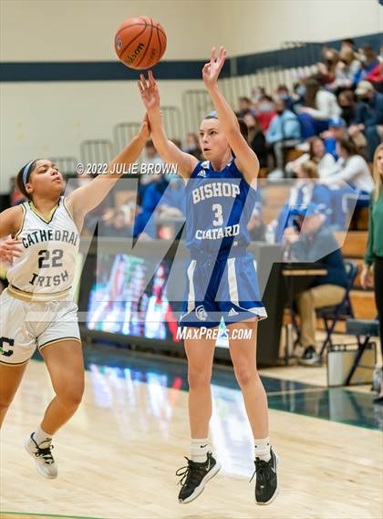 Thumbnail 1 in Indianapolis Bishop Chatard vs Cathedral (City Tournament Final) photogallery.