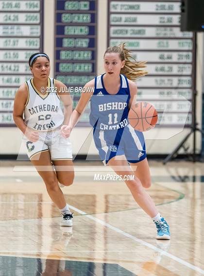 Thumbnail 2 in Indianapolis Bishop Chatard vs Cathedral (City Tournament Final) photogallery.