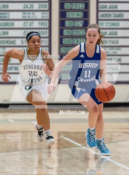 Thumbnail 1 in Indianapolis Bishop Chatard vs Cathedral (City Tournament Final) photogallery.