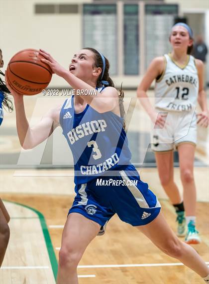 Thumbnail 1 in Indianapolis Bishop Chatard vs Cathedral (City Tournament Final) photogallery.