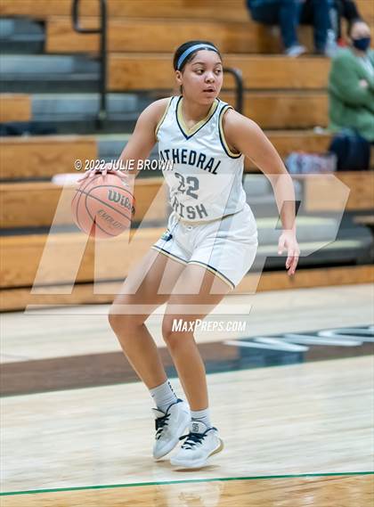 Thumbnail 3 in Indianapolis Bishop Chatard vs Cathedral (City Tournament Final) photogallery.