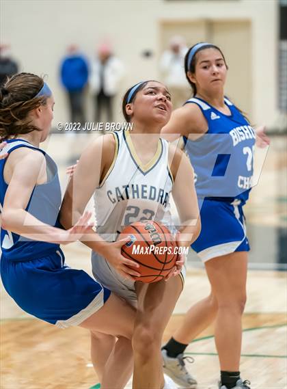 Thumbnail 3 in Indianapolis Bishop Chatard vs Cathedral (City Tournament Final) photogallery.