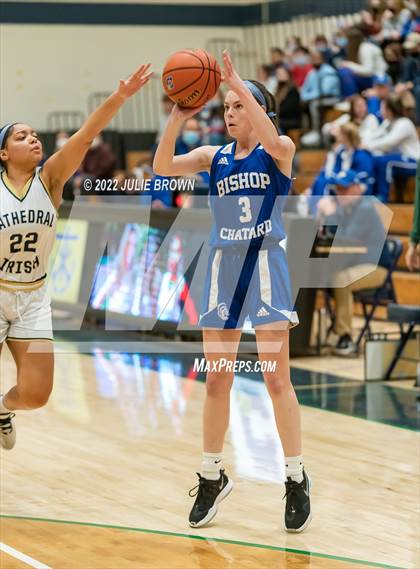 Thumbnail 3 in Indianapolis Bishop Chatard vs Cathedral (City Tournament Final) photogallery.