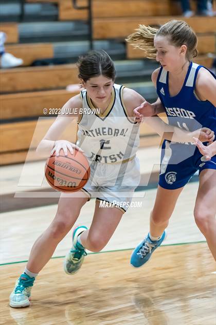 Thumbnail 3 in Indianapolis Bishop Chatard vs Cathedral (City Tournament Final) photogallery.