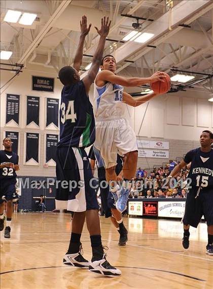 Thumbnail 3 in Kennedy @ Valor Christian  (CHSAA 4A Great 8) photogallery.