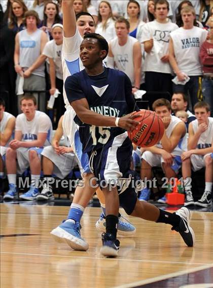 Thumbnail 1 in Kennedy @ Valor Christian  (CHSAA 4A Great 8) photogallery.