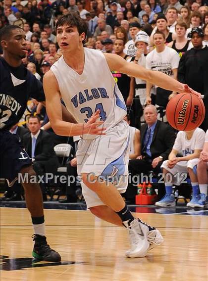 Thumbnail 3 in Kennedy @ Valor Christian  (CHSAA 4A Great 8) photogallery.