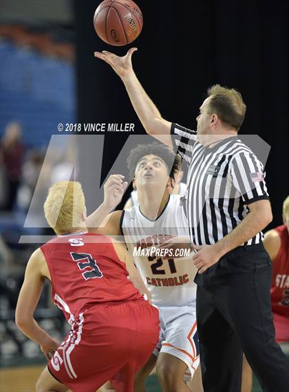 Thumbnail 1 in Stanwood vs. Eastside Catholic (WIAA 3A 1st Round Playoff)  photogallery.