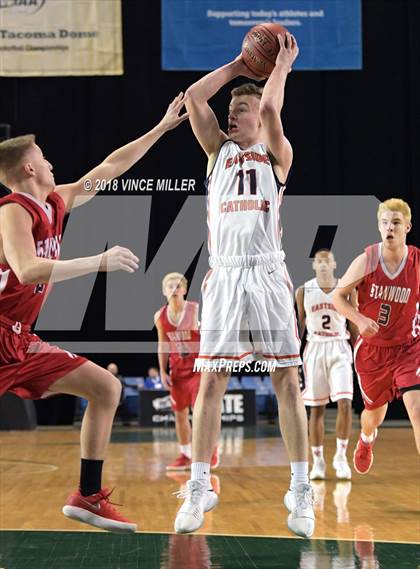 Thumbnail 2 in Stanwood vs. Eastside Catholic (WIAA 3A 1st Round Playoff)  photogallery.