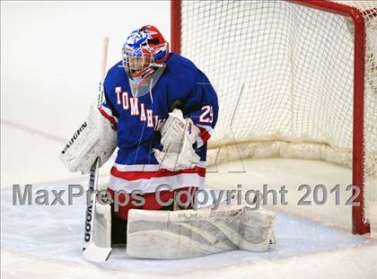 Thumbnail 3 in Glastonbury vs. Fairfield Prep (CIAC Division I Semifinal) photogallery.