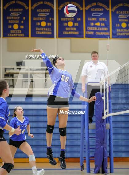 Thumbnail 3 in Nashville Christian vs Donelson Christian (TSSAA Division II-A District Playoff) photogallery.