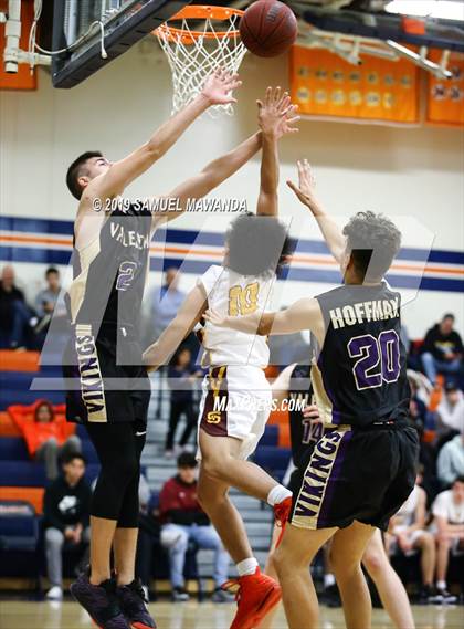 Thumbnail 3 in  Valencia vs Simi Valley (5th Annual West Valley Tip-Off Classic) photogallery.
