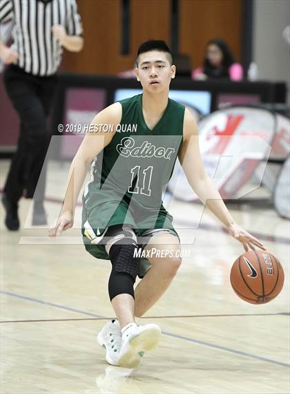 Thumbnail 3 in Edison vs. Murrieta Mesa (Rancho Mirage Holiday Invitational) photogallery.