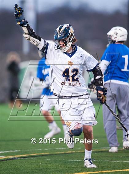 Thumbnail 1 in Georgetown Prep vs. St. Paul's (PNC Lacrosse Invitational) photogallery.